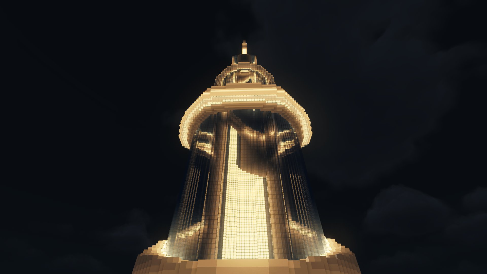 Futuristic Sci-Fi Headquarters | Modern Tower | Minecraft Schematic